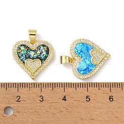 Ottone micro spianare pendenti zirconi&nbsp;KK-A197-26G