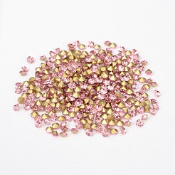 Strass de grade A de dos en plaqué de diamand en verre&nbsp;RGLA-SS10-022
