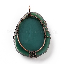 Gros pendentifs en agate naturelle&nbsp;G-H274-06R