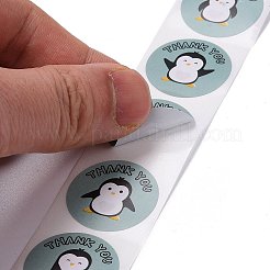 Flaches rundes papier danke aufkleber&nbsp;LS-DIY-C042-12B