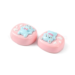 Cabochons en résine de dessin animé mignon opaque&nbsp;CRES-O006-06D