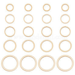 100 Stück 5 Stile Holzbastelbedarf&nbsp;WOOD-EL0001-04