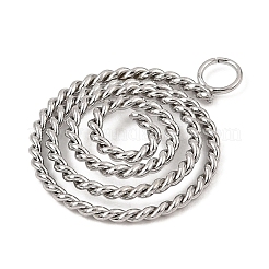 Pendentifs en acier inoxydable 304&nbsp;SA-CBADAF9-01G