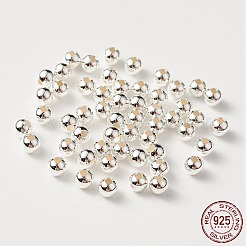 925 Sterling Silber Perlen&nbsp;STER-S002-15-3mm