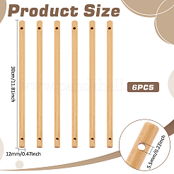 Bâton de bois&nbsp;WOOD-WH0034-101A