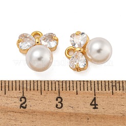 Ottone micro spianare fascino zirconi&nbsp;KK-U036-02G