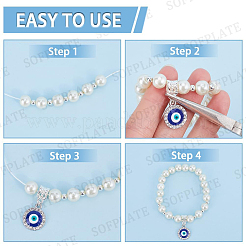 190 pz 19 stili di staffe per tubi in lega di stile tibetano&nbsp;FIND-ME0004-24
