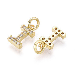 Messing micro pave klar zirkonia charme&nbsp;KK-N241-001I