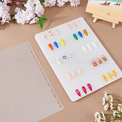 16 feuille intercalaire en plastique pour carnet de notes&nbsp;AJEW-FH0008-83A