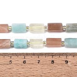 Fili di perline di quarzo limone naturale&nbsp;G-Q614-01A-06