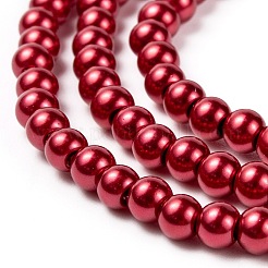 Fili di perle di vetro a 20 colore&nbsp;HY-X0011-4mm-01