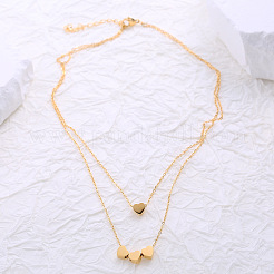 Minimalistische Herzform Halskette elegante Mode einfache Kette Schmuck&nbsp;SK8646
