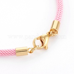 Création de bracelet en cordon de coton tressé&nbsp;MAK-L018-03A-01-G