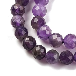 Natürlichen Amethyst Perlen Stränge&nbsp;G-F770-C07-02AB