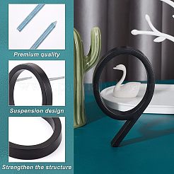 Étiquettes de signe de nombre d'alliage de zinc&nbsp;FIND-WH0061-83J