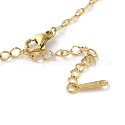 Collane con ciondolo orsetto in ottone con strass&nbsp;NJEW-Z026-03C