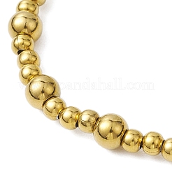Stretch-Armbänder aus Edelstahl 304 und Perlen aus natürlichem grünem Aventurin für Damen&nbsp;BJEW-JB11053-03