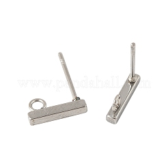 16 stücke 4 arten 304 edelstahl stud ohrring Zubehörse&nbsp;STAS-FS0001-83P