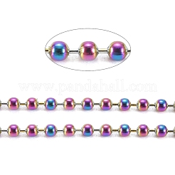 Cadenas de bolas de acero inoxidable 304 con recubrimiento iónico (IP)&nbsp;CHS-H013-04M-2.5MM