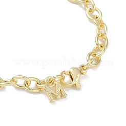 Messingkabelkette M Charm Armband machen&nbsp;KK-U020-11G