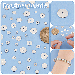 5 style de perles d'espacement en acier inoxydable 304&nbsp;STAS-BC0003-71P