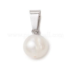 Natürliche Süßwasser-Zuchtperlen-Kartoffel-Charms&nbsp;PALLOY-JF04890-02