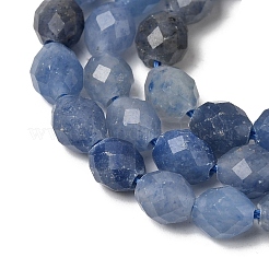 Granos de aventurina azul natural hebras&nbsp;G-K376-F13-01