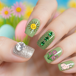 DIY-Nagelkunst-Vorlagen aus Edelstahl&nbsp;MRMJ-WH0098-055