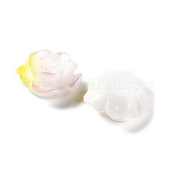 Cabochons tricolores en résine opaque&nbsp;CRES-P029-C03