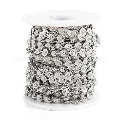 Catene a maglie piatte e rotonde in acciaio inossidabile 304 fatte a mano e resistenti all'ossidazione&nbsp;CHS-M004-10P