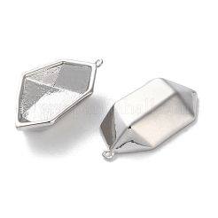 Base colgante de latón de diamante de imitación&nbsp;KK-C079-13P