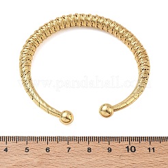 Armreifen aus Messingdraht für Damen&nbsp;BJEW-C157-02G
