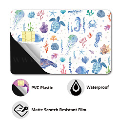 Rechteckige wasserdichte Kartenaufkleber aus PVC-Kunststoff&nbsp;DIY-WH0432-234