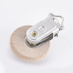 Clips porte-tétine en bois de hêtre&nbsp;WOOD-T015-30