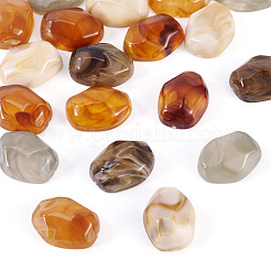 20 Stück 5 Farben undurchsichtige Harz-Cabochons&nbsp;RESI-TA0004-31