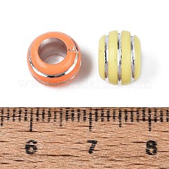 Opake Acryl european Perlen mit großer Loch&nbsp;SACR-N020-02