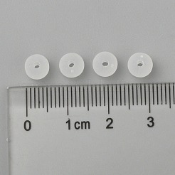 Transparenten Acryl-Kugel Perlen&nbsp;FACR-R021-6mm-16