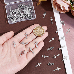 60 Stück 6 Stile 201 Edelstahl-Anschluss-Charms&nbsp;STAS-UN0061-94