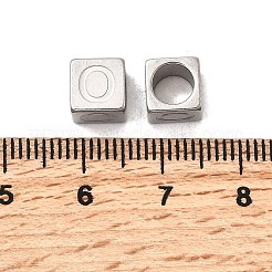 Perline europee in acciaio inossidabile 304&nbsp;STAS-D382-02O-P