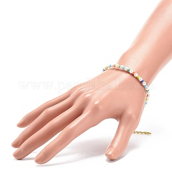 Braccialetto collana di perline di semi di conchiglia naturale e vetro&nbsp;SJEW-JS01245