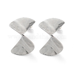 Pendientes de botón de acero inoxidable 304 que no se deslustran&nbsp;EJEW-K281-14P