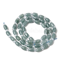 Natürliche Myanmar-Jadeit-Perlenstränge&nbsp;G-F822-C01-02