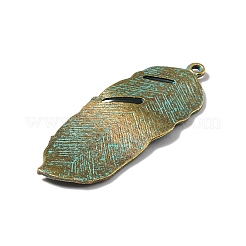 Tibetischer stil Aluminium Anhänger & Charms&nbsp;PALLOY-YW0001-33