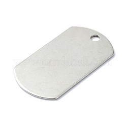 Pendentifs vierges estampés en acier inoxydable 304 anti-ternissement&nbsp;STAS-C097-45P