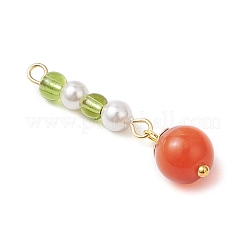 10 Stück 10 Farben Katzenaugen-Anhänger&nbsp;PALLOY-JF04084