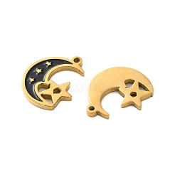 Ionenplattierung (IP) 304 Edelstahl Emaille Charms&nbsp;STAS-M102-49G