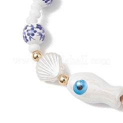 Pulseras de cuentas de vidrio&nbsp;BJEW-MZ00291