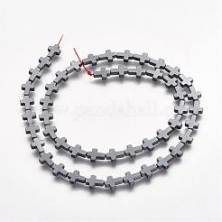 Non magnetici perle ematite sintetico fili&nbsp;G-P218-16-09