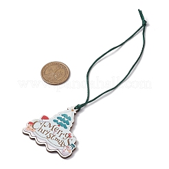 Decorazioni pendenti per albero di Natale in legno di Natale&nbsp;HJEW-JM02166-02