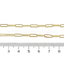 Colliers chaîne trombone en laiton&nbsp;NJEW-A042-17G-03